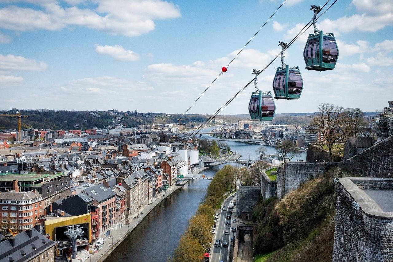 Les Cerisiers - Appart de Standing à Namur Centre Esterno foto